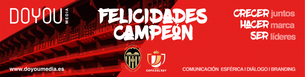 Doyou felicita al Valencia CF patrocinando el “Especial Campeones” multimedia de Editorial Prensa Ibérica